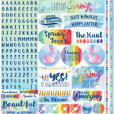 Springtime Spring Scrapbook Stickers