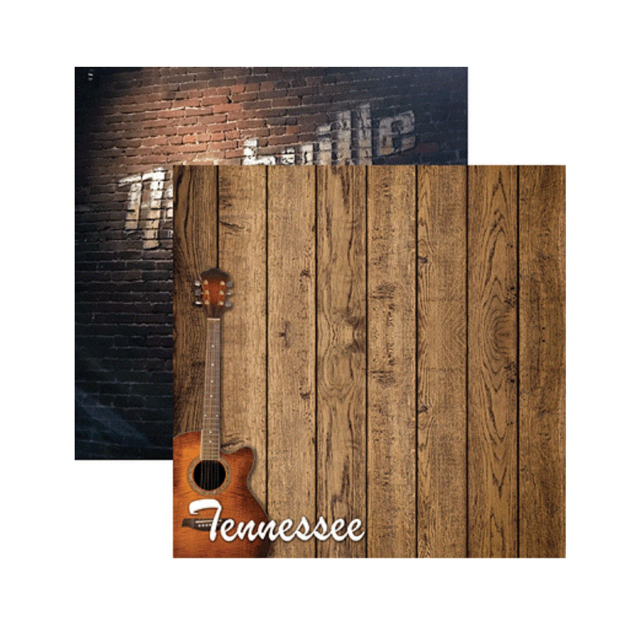 Reminisce Nashville Tennessee Scrapbook Paper