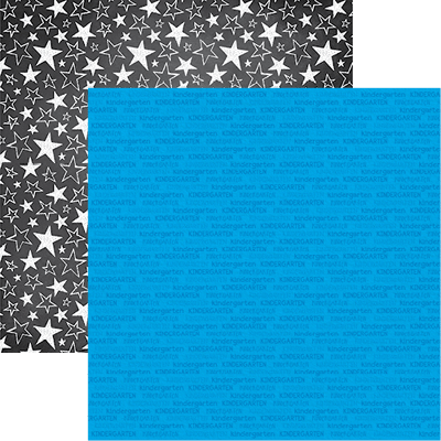 Reminisce Kindergarten Time Scrapbook Paper