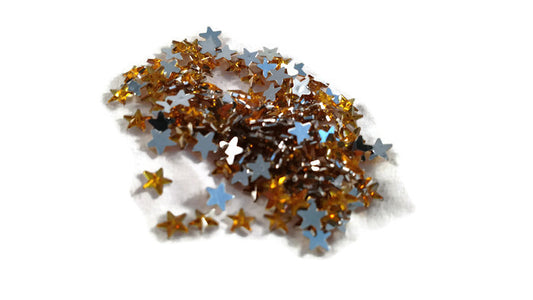 Yellow Star Rhinestones - Small 1/4 inch - 300pc