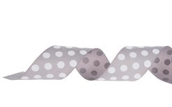 Gray White Dot Ribbon