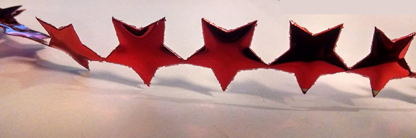 Red Star Shaped Ribbon