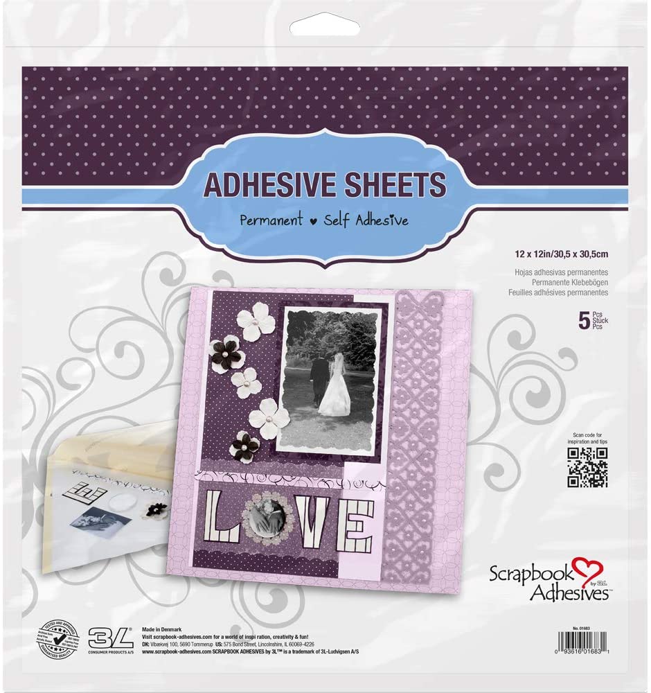 Scrapbook Adhesive Sheets 6x12