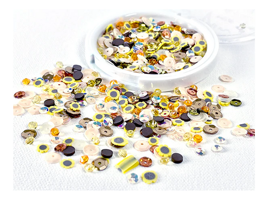 Fall Flowers Sequins Mix Plus Embellishments