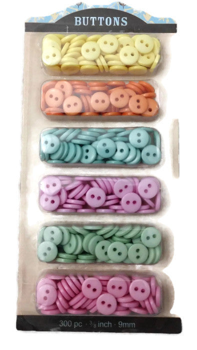 Pastel Colored Buttons