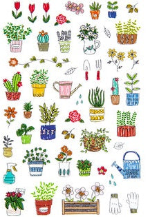 Epoxy Succulent Stickers