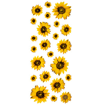 Foil Sunflower Stickers