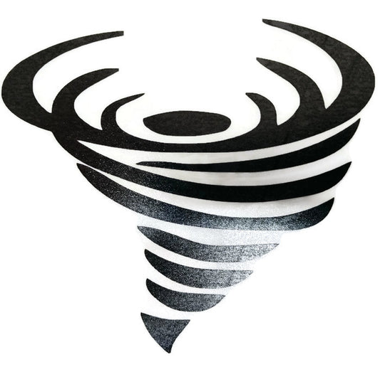 Black Tornado Vinyl Decal Sticker