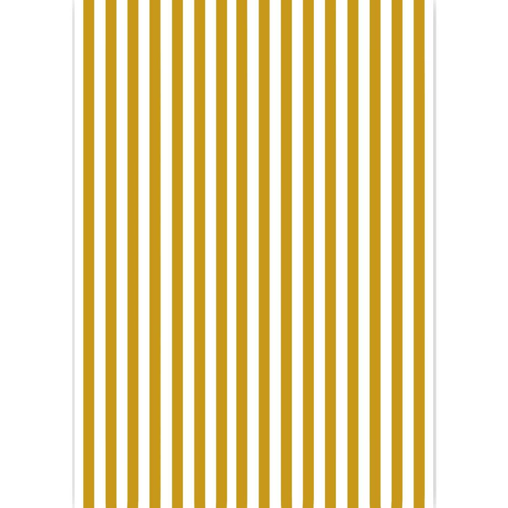 Gold Stripe RubOn Transfer Sheet