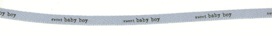 Sweet Baby Boy Twill Ribbon 