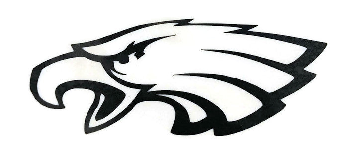 Eagle Decal Vinyl Decal Black 3"