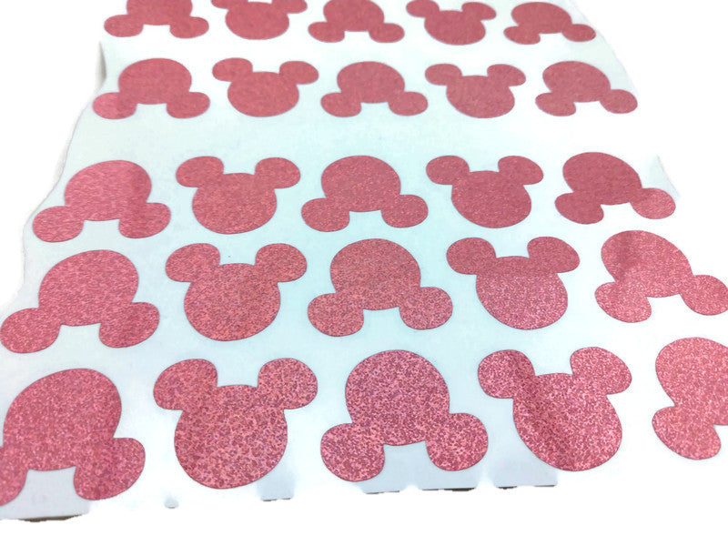 Pink Mickey Mouse Holographic Stickers