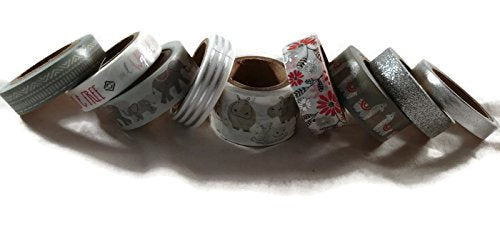 Gray Animals Washi Tape