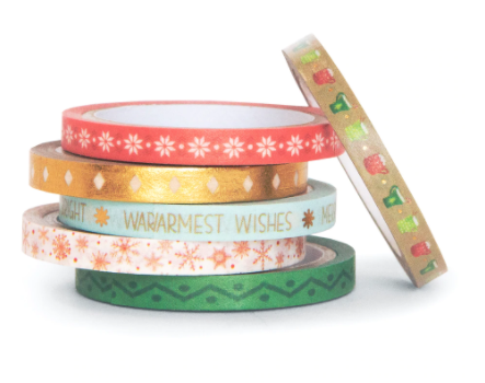 Christmas Skinny Washi Tape Set