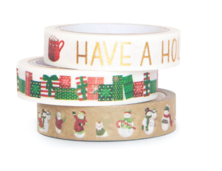 Christmas Snowman Washi Tape