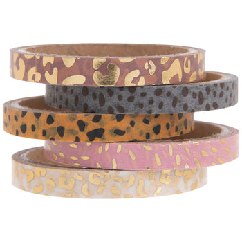 Foil Leopard Print Washi Tape