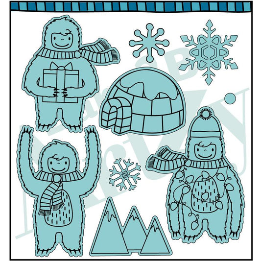 Yeti 4 Winter Cutting Dies Set by Dare2BArtzy