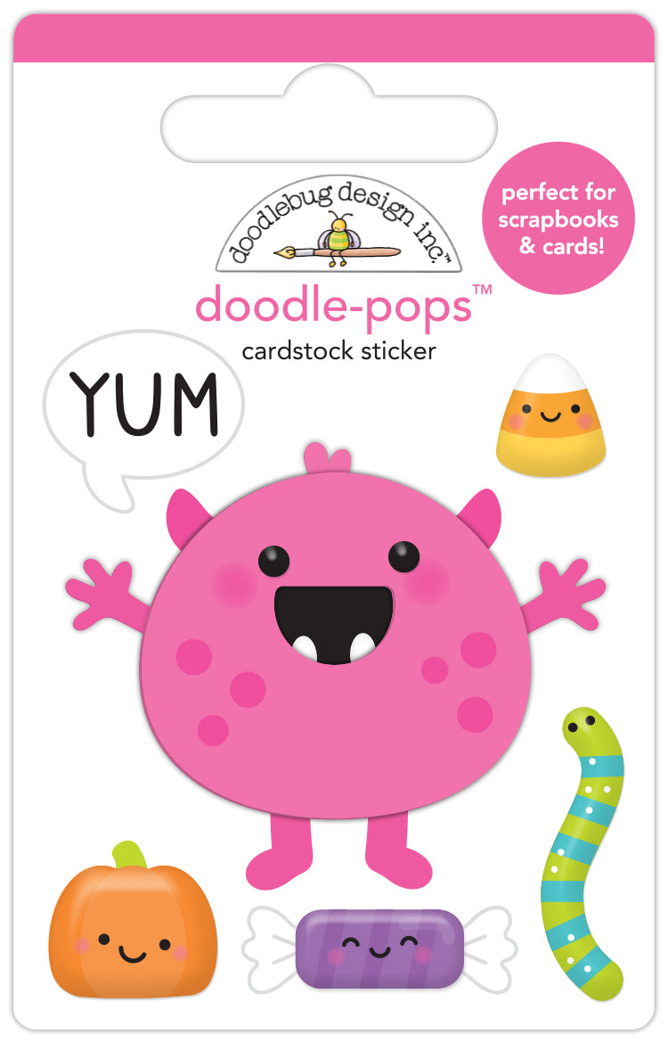 Monster Madness Candy Monster Doodle Pop Stickers