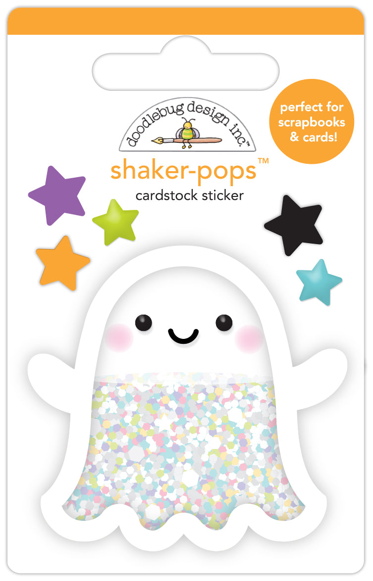 Monster madness Happy haunting Shaker pop Stickers