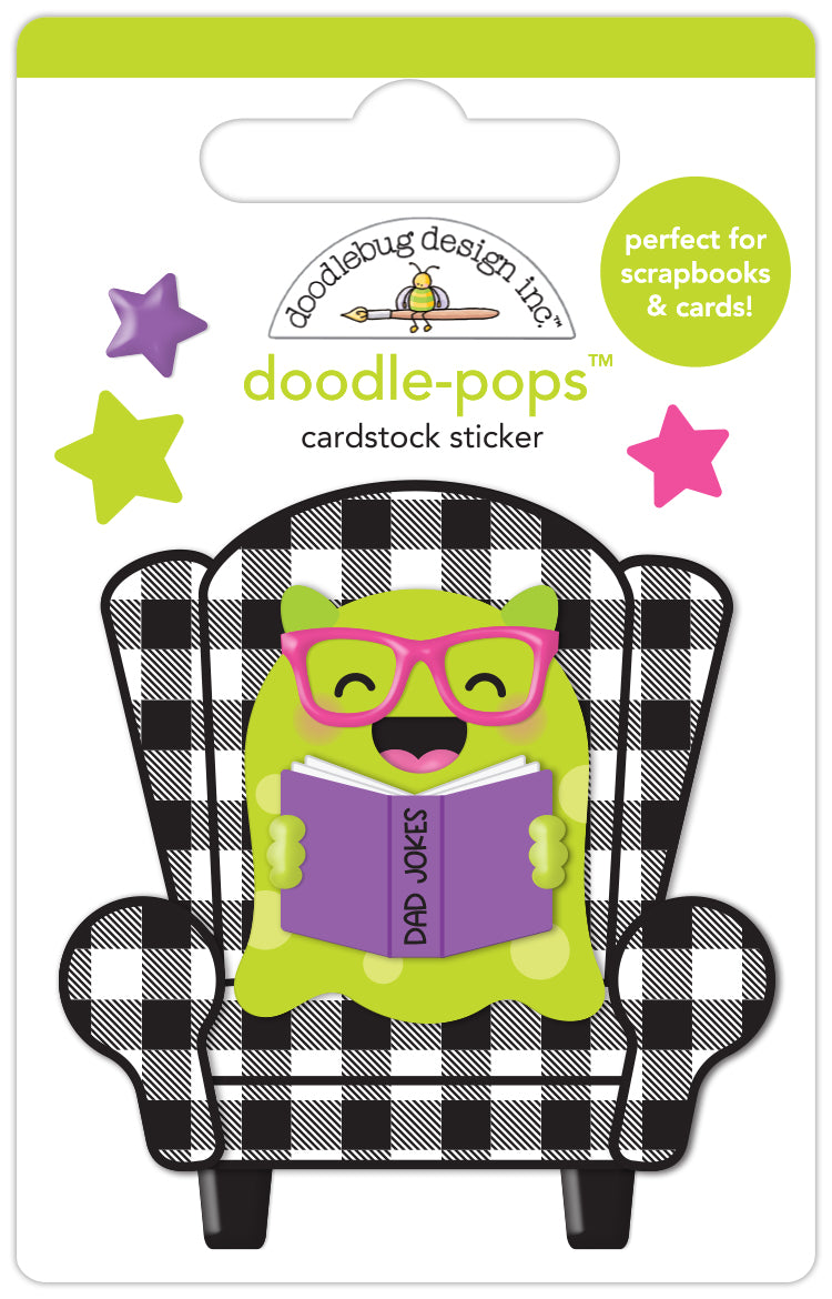 Monster Madness Giggle Monster Doodle Pop Stickers