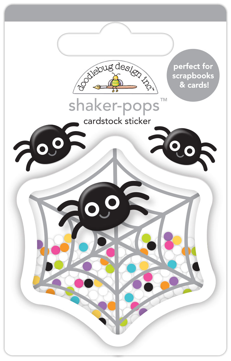 Doodlebug On the Web Shaker Pop Sticker