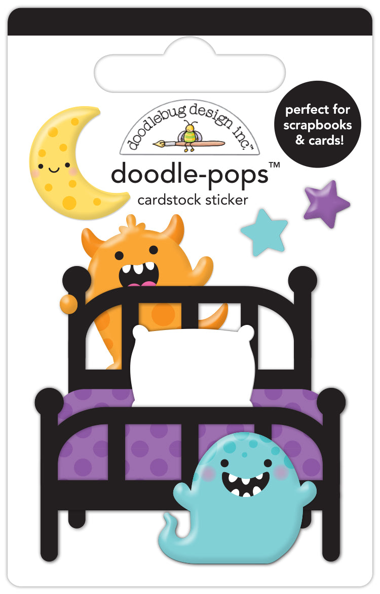 Doodlebug Boogie Monsters 3d doodle Pop Stickers