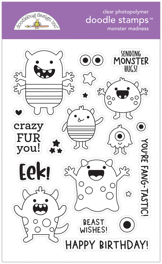 Monster Madness Stamps Doodlebug Designs