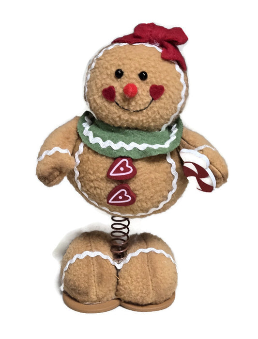 Gingerbread Girl Bobble Decor