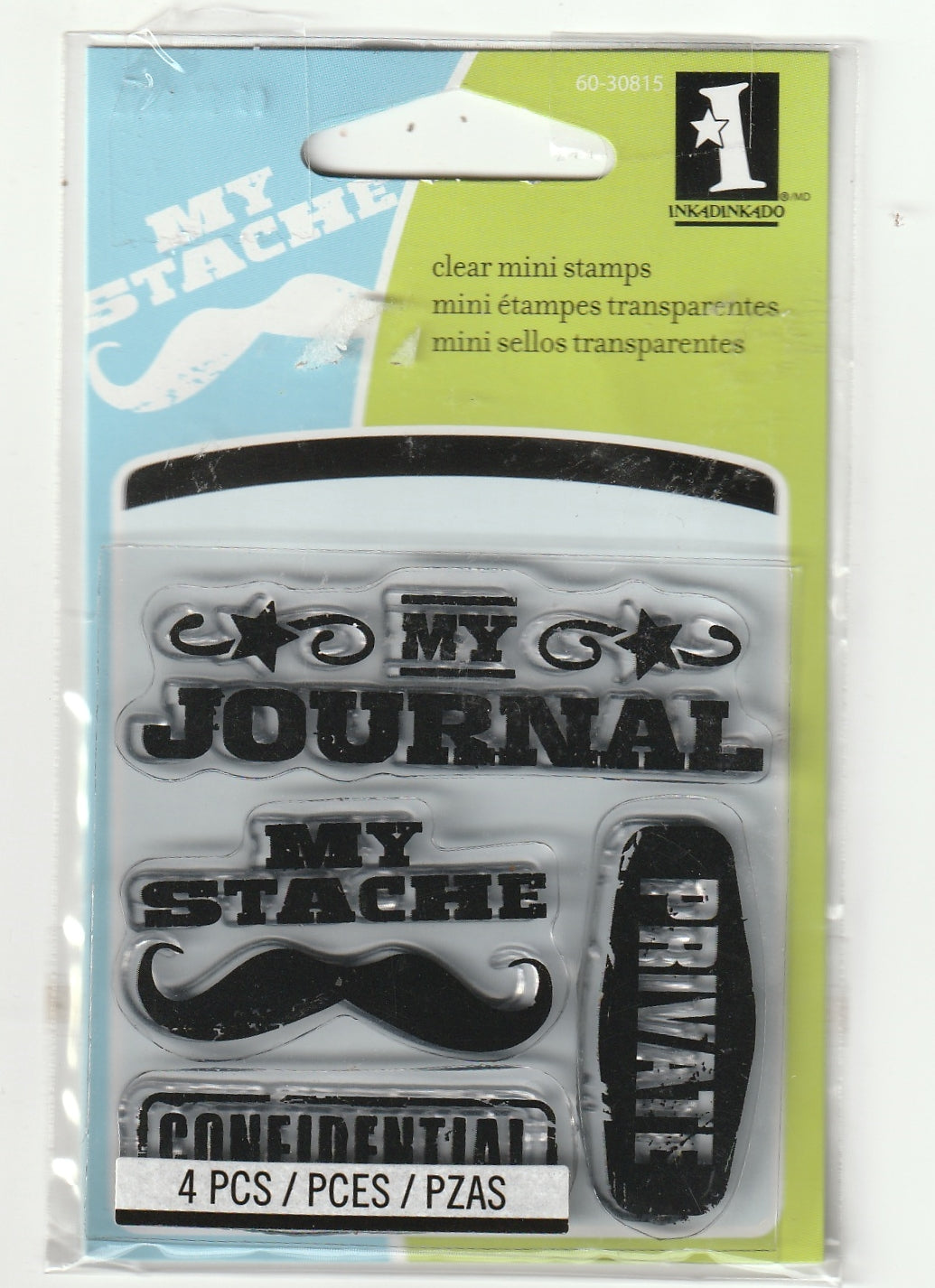 Inkadinkado Personal Stache Stamp Set