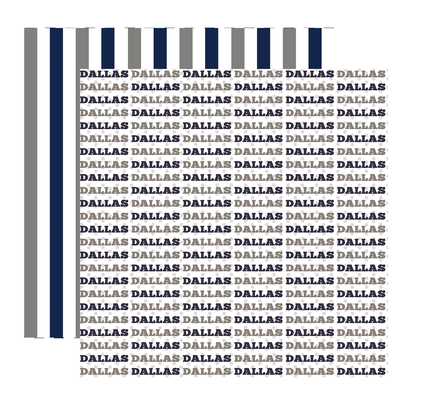 Dallas Football Scrapbook Paper Style 2