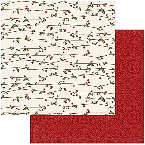 Photo Play Holiday cheer Holly Jolly Scrapbook Paper