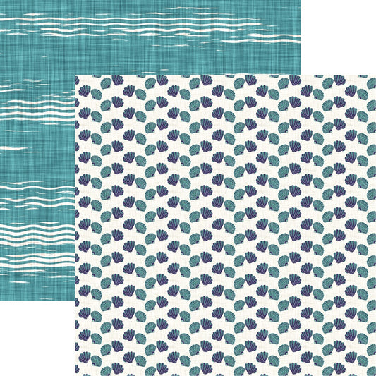 Seashells - Nautical Mood Scrapbook Paper by Reminisce