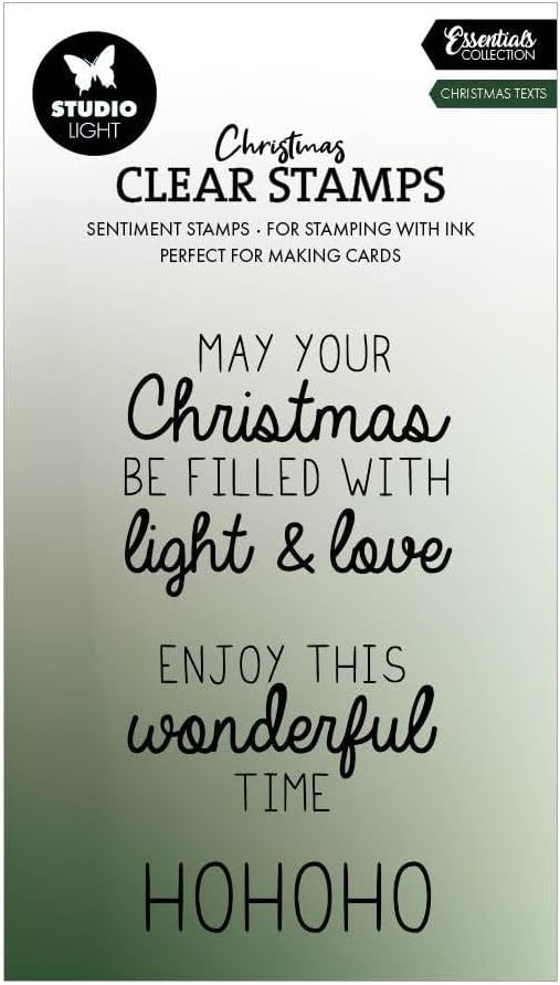 Christmas Text Stamps Set by Studio Light