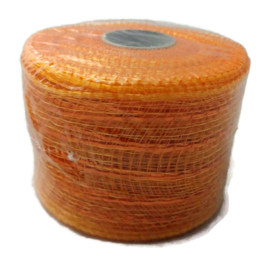 Orange Deco Mesh Ribbon 2.5 Inch