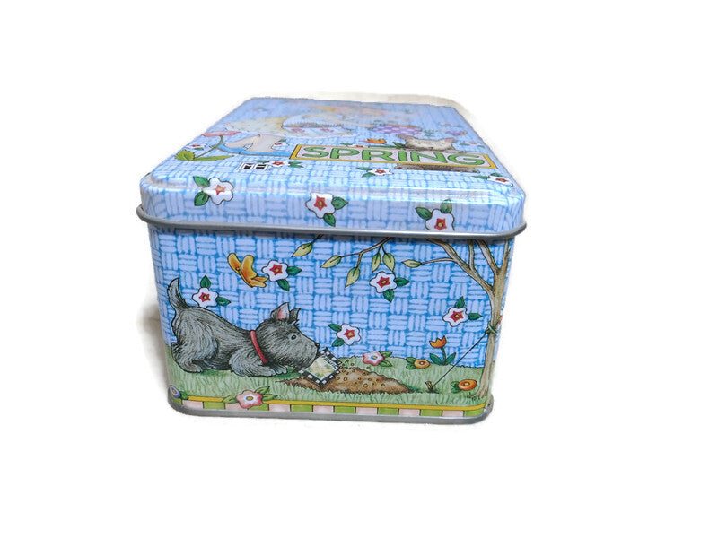 Mary Engelbreit Decorative Tin Box - Spring