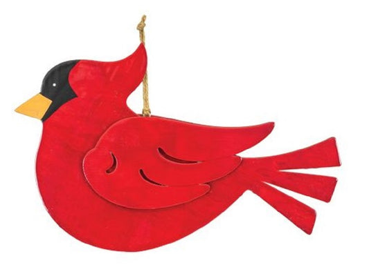 Cardinal Wood Hanging Sign - Style #1