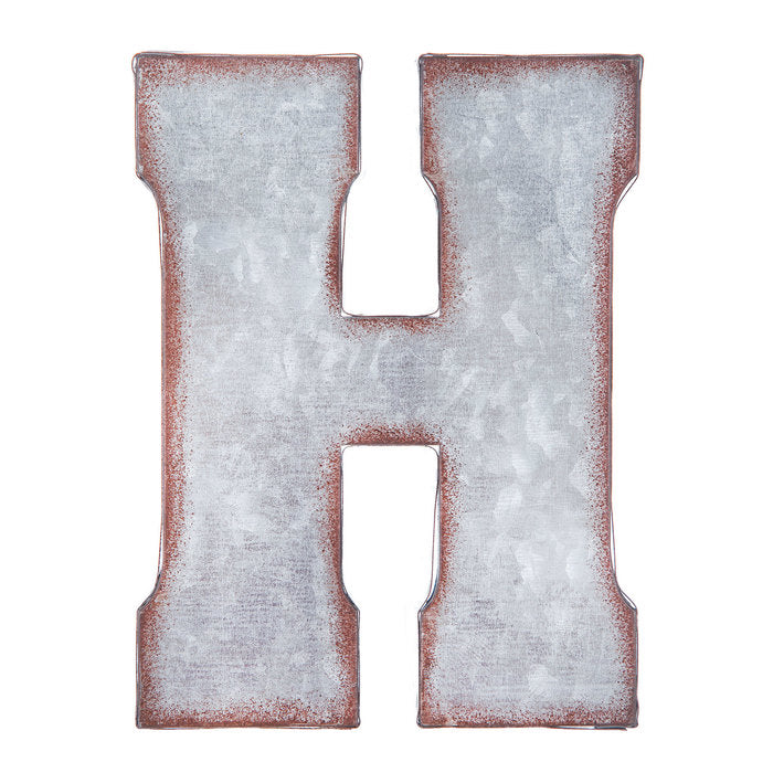 7 Inch Metal Letter H