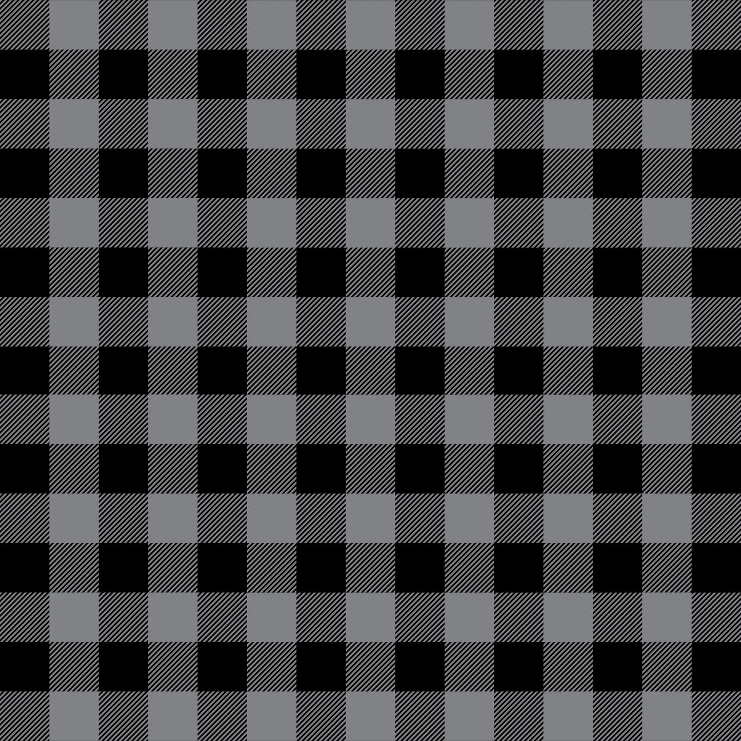 Gray buffalo Plaid Scrapbook Paper