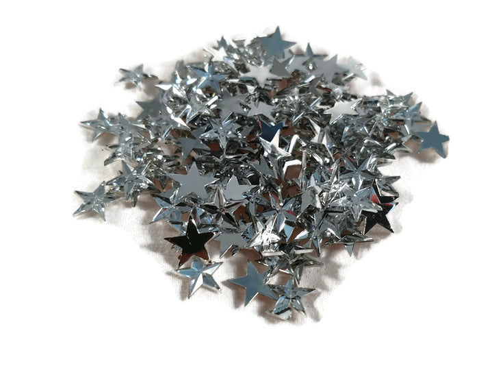 Clear Star Rhinestones 3/8 Inch